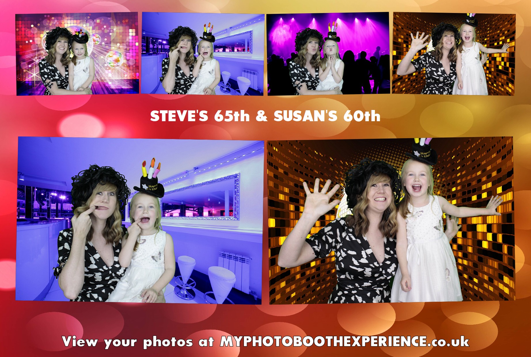 Steve's 65th & Susan 60th Birthday | View more photos from the event at gallery.myphotoboothexperience.co.uk/u/MyPhotoBoothExperienceLtd/Steves-65th-Susan-60th-Birthday